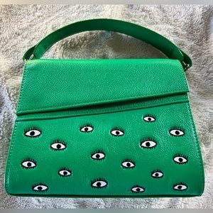 Deep Green Min & Mon Anastasio Crossbody Handbag-mini